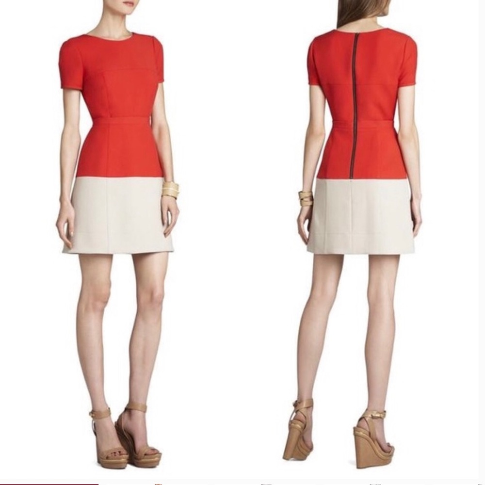 BCBG MaxAzaria Hannah Red Dress Size 6